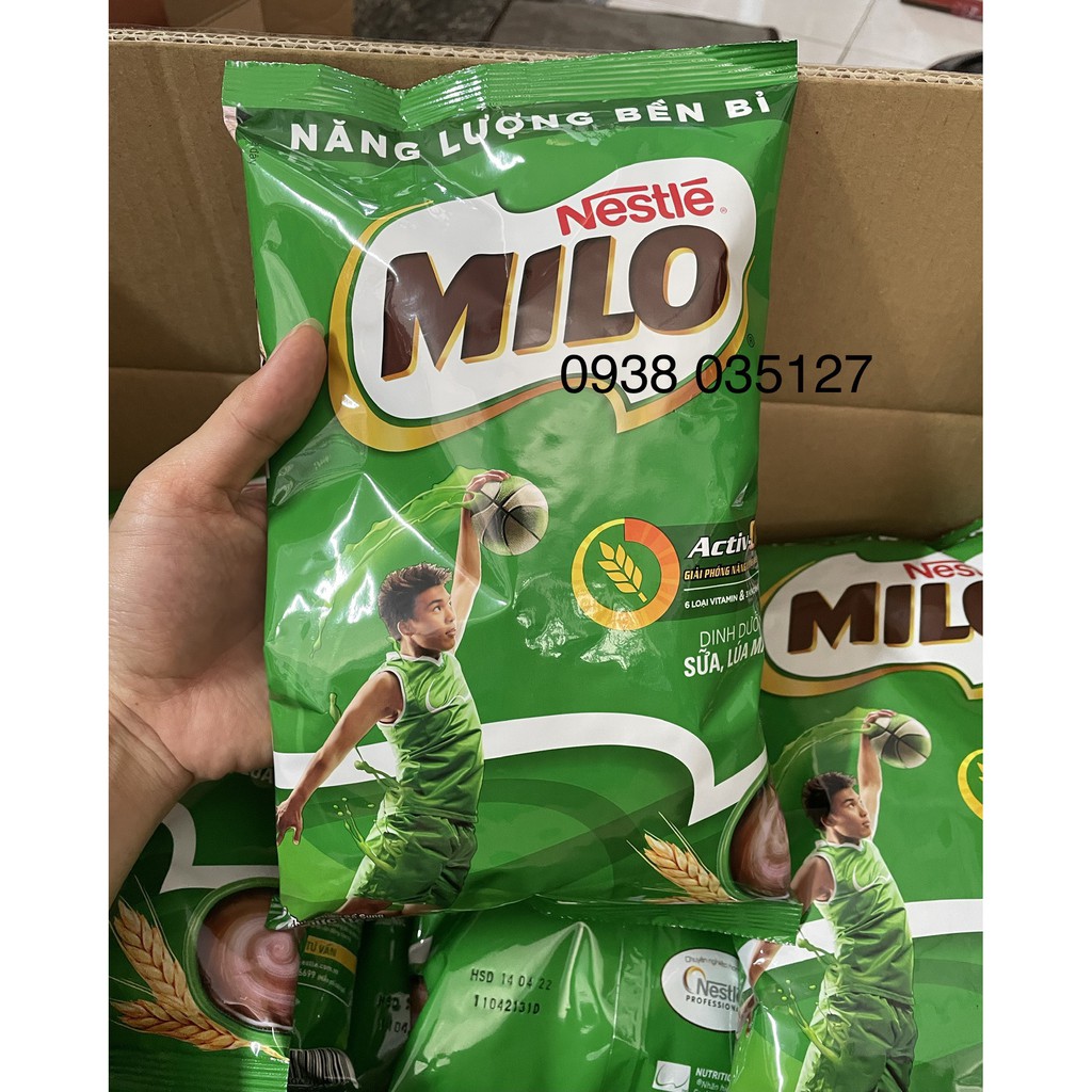 Bột Milo Nestle nguyên chất dòng Reg NPro Cao Cấp dạng bịch 600g (600gr) - date 12/2022 - bột cacao, milo, milo dầm