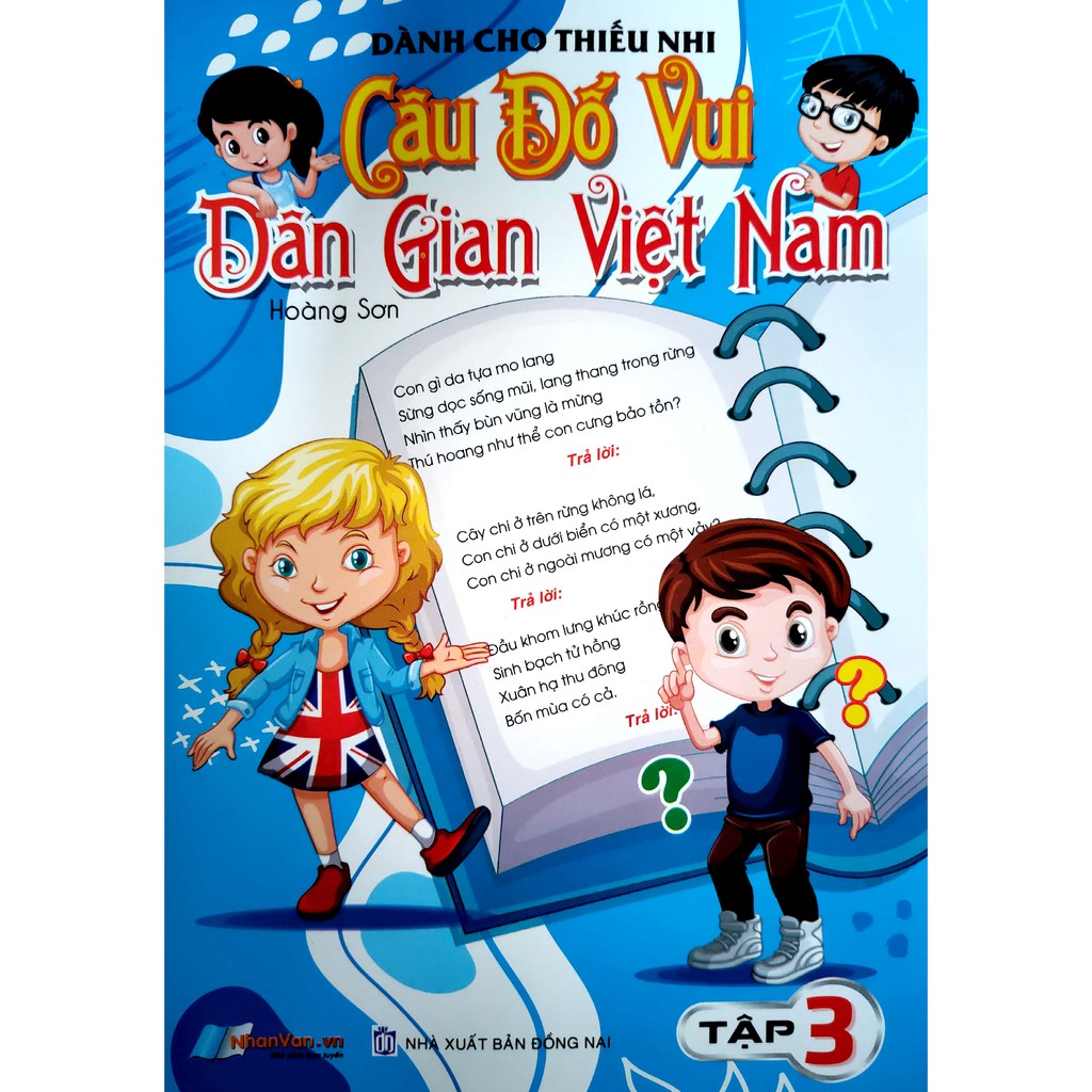 Sách - Câu đố vui Dân gian Việt Nam (Dành cho thiếu nhi)