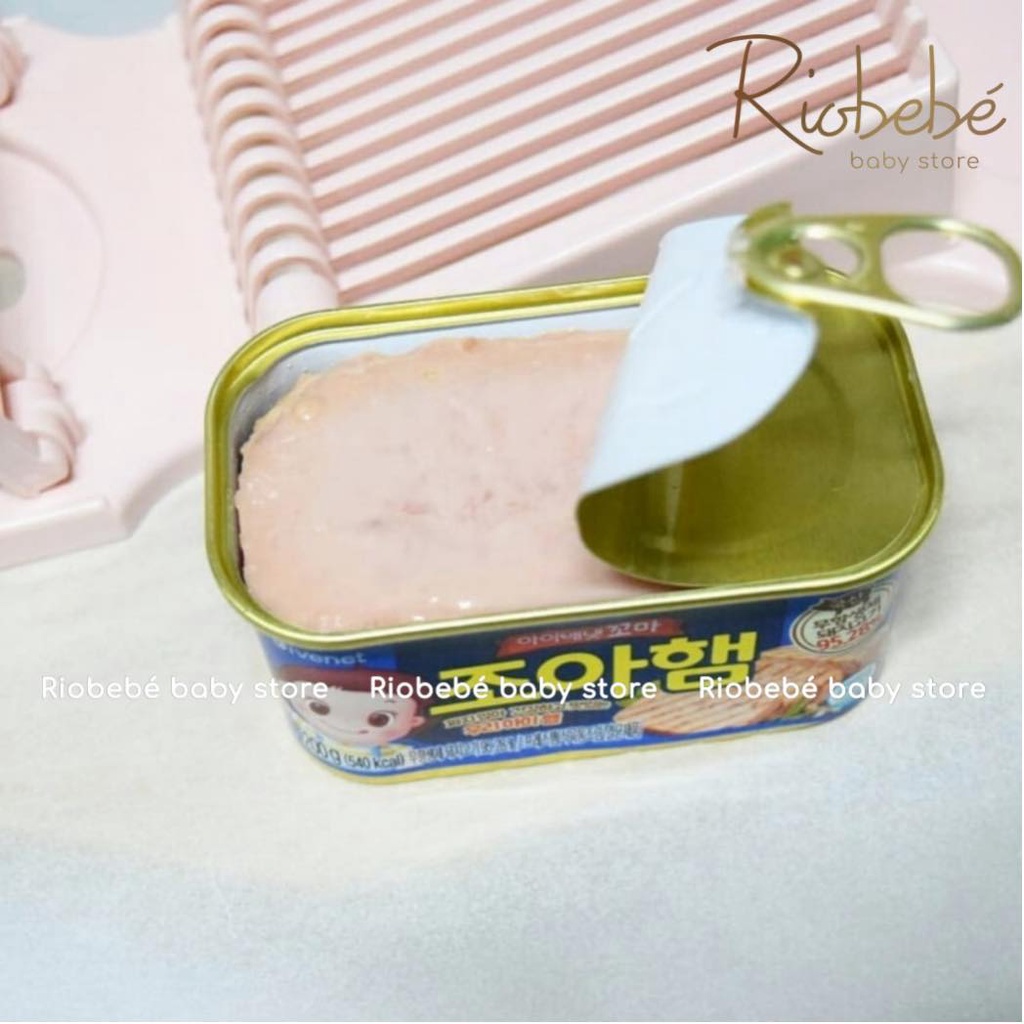 [Hàng chuẩn Air - Nội địa Hàn] Thịt hộp Spam Ivenet tách muối cho bé từ 1 tuổi trở lên (12m+) #5