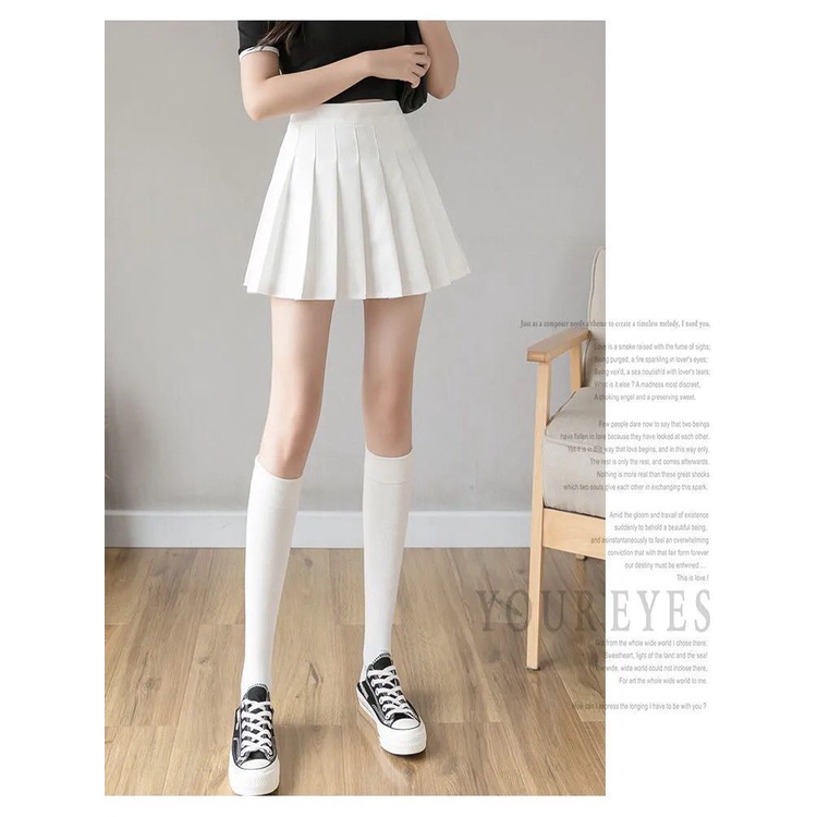 Chân váy tennis ZXYOUPING lưng cao thời trang Hàn Quốc cho nữ