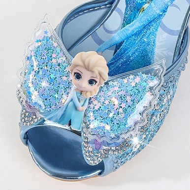 Giày công chúa Elsa cho bé gái 3-8 tuổi họa tiết hình Elsa xinh xắn