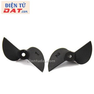 Cặp chân vịt thuận nghịch 2 lưỡi 30mm - trục 2mm