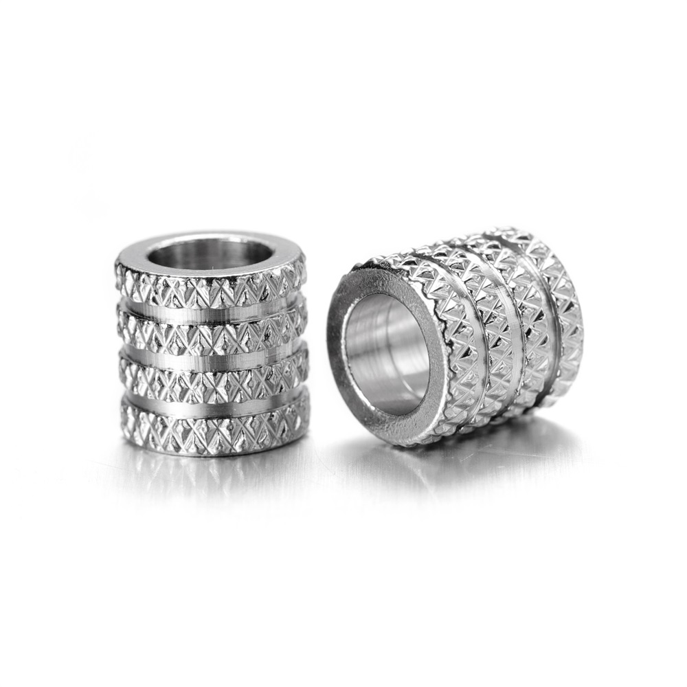 Hộp 20 hạt xỏ ST.KUNKKA bằng thép không gỉ 8-10mm làm trang sức