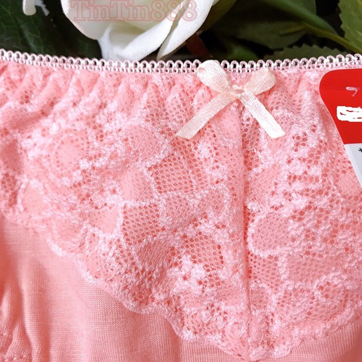 Quần lót nữ cotton BỘ 10 -5 QUẦN phối ren 116, quan lot nu - TinTin888