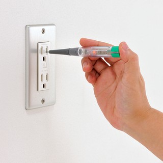 Bút thử điện 100-220V đèn neon không cần pin hiệu Anex Nhật Bản