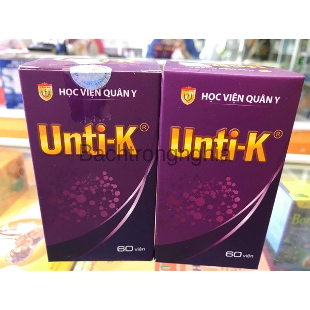 (GIÁ SHOCK) Unti-k hỗ trợ điều trị ung thư, chính hãng Học viện Quân y