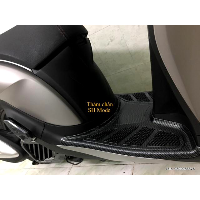 Thảm Lót Sàn Xe máy - Lót Sàn, Để Chân, Gác Chân Trước Mạ Crom, Inox, Carbon, Cacbon Honda, Yamaha