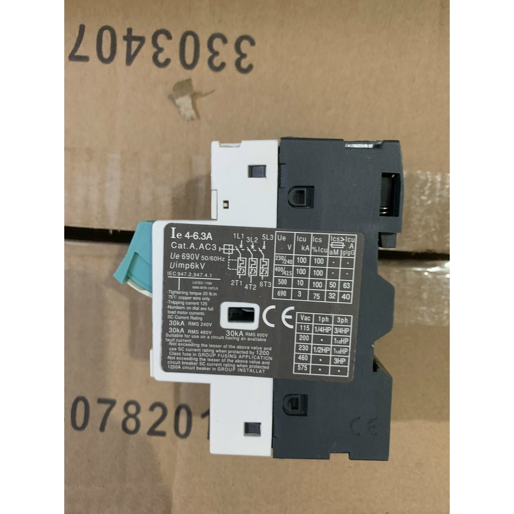 Attomat bảo vệ động cơ hãng CHANA  và tiếp điểm phụ các giải 1-1.6A.....24-32A