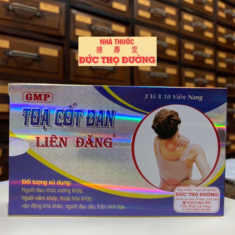 Tọa cốt đan - đau nhức xương khớp, viêm khớp, thoái hóa khớp - thần kinh tọa liên đăng