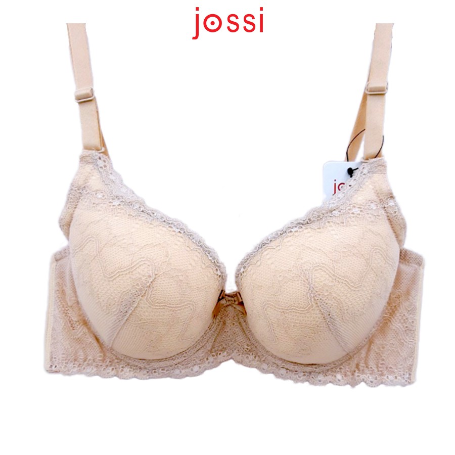 Áo lót Jossi 047 ren mút mỏng cúp nguyên, 3 móc, túi độn (bỏ được miếng mút độn khi cần nâng ngực) | BigBuy360 - bigbuy360.vn