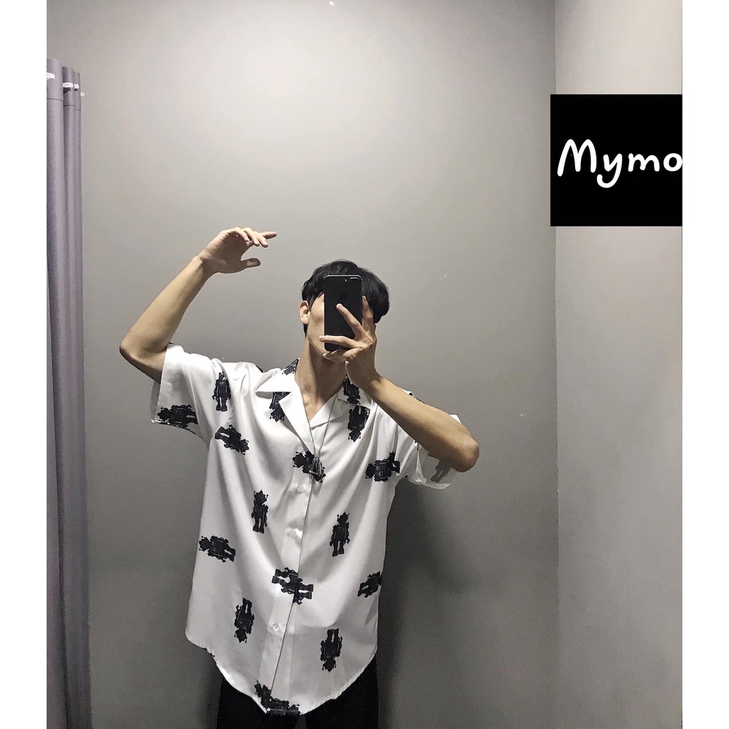 [FULLTAG CHÍNH HÃNG] Áo Sơmi MENDE LITTLE ROBOT FULLTAG | Sơ Mi Lụa Mềm CNK 100% | CHUẨN CAO CẤP 1:1 LOCAL BRAND | BigBuy360 - bigbuy360.vn