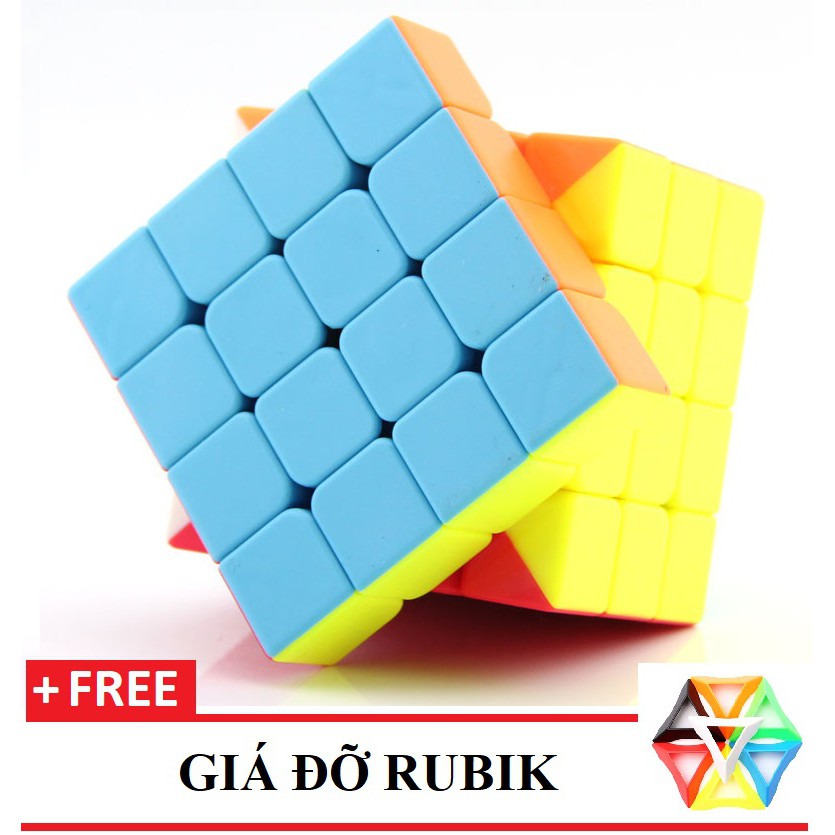 ✔️✔️ Đồ chơi giáo dục Rubik 4 x 4 x 4 khối lập phương FN0546 - Quay Tốc Độ, Trơn Mượt, Bẻ Góc Tốt - TẶNG 1 ĐẾ RUBIK