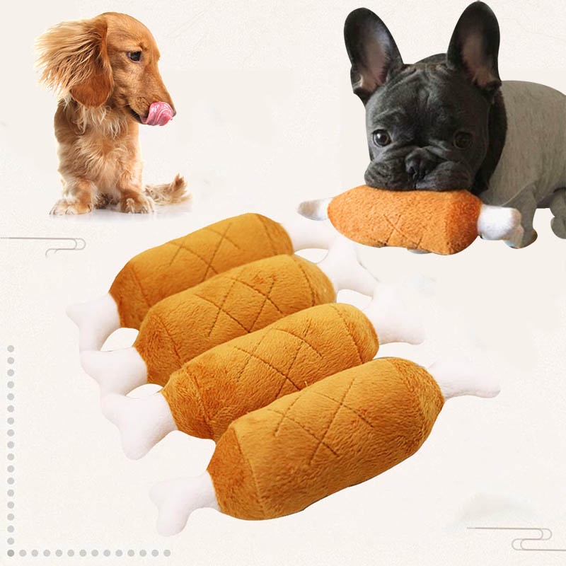 Đồ chơi chó mèo đùi gà nướng 20cm , khúc xương