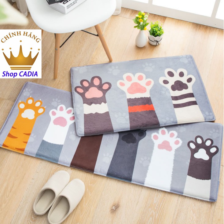 【Deal Hot】Combo 40cm*60cm+40cm*120cm Thảm bếp thảm chùi chân lông mịn Thảm phòng tắm cao cấp