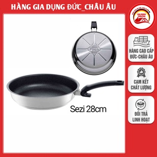 Chảo chống dính fissler adamant premium 20/ 24/ 26/ 28cm, thép không gỉ 18/10 - hàng đức