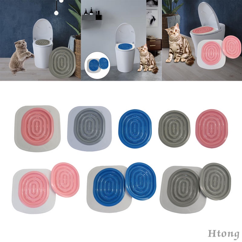 Bộ Dụng Cụ Huấn Luyện Đi Vệ Sinh Cho Mèo Tiện Dụng