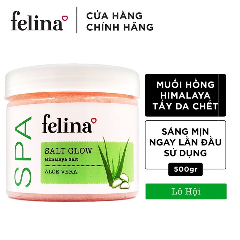 Felina Muối Tắm Felina Salt Chamomile Tẩy Tế Bào Da 500g