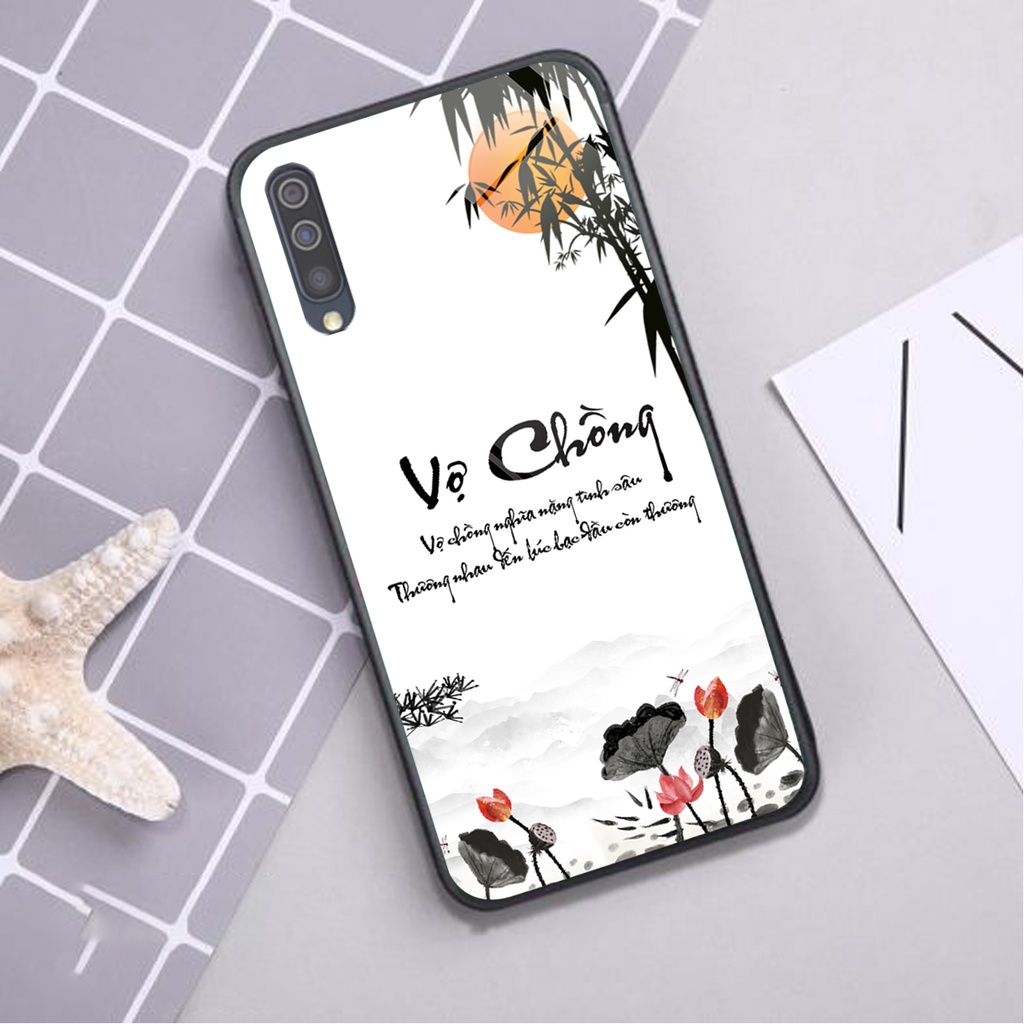 Ốp lưng KÍNH Samsung Galaxy A30S / A50/ A50S / A70 in hình 3D TÀI LỘC-TÂM AN -MÃ ĐÁO