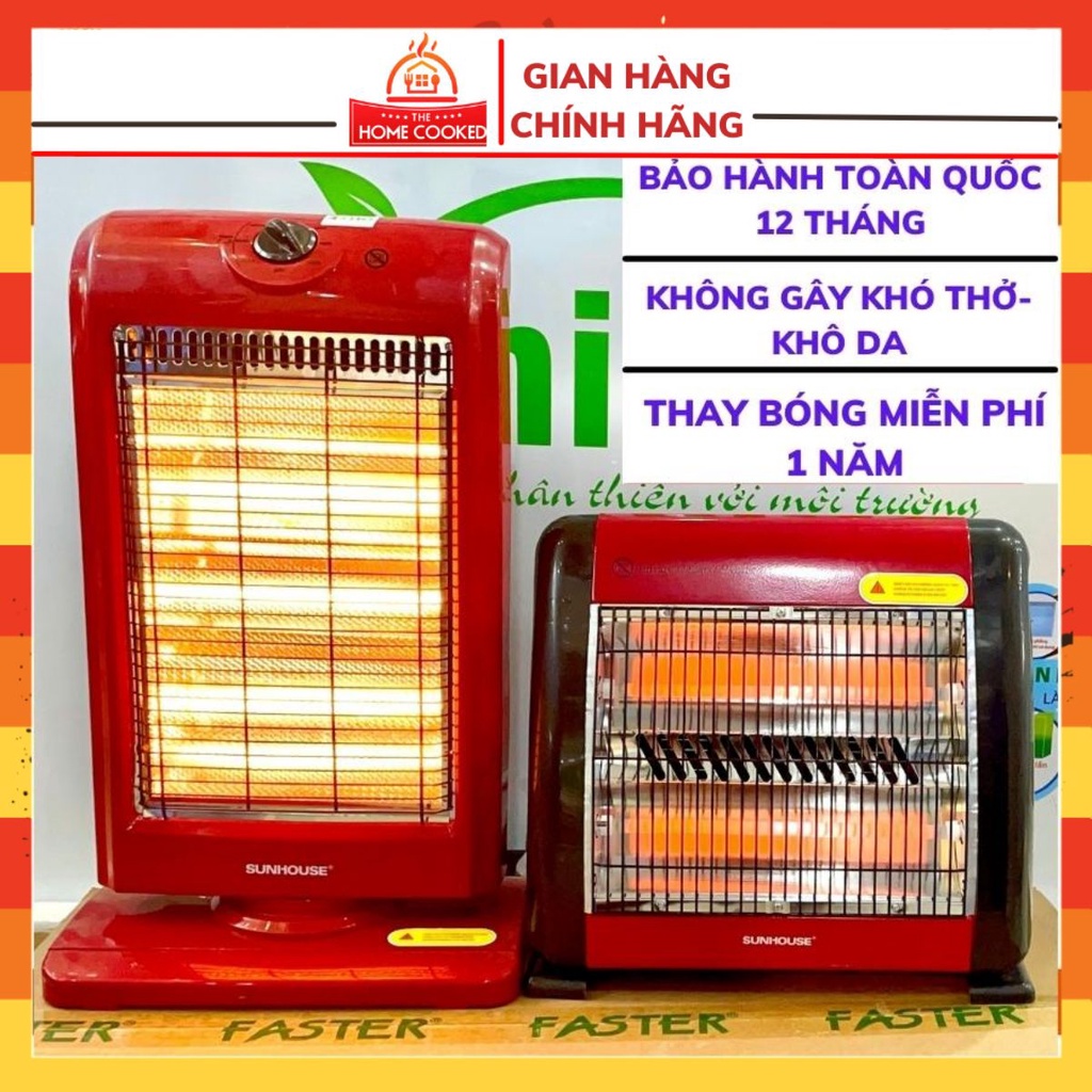 Đèn sưởi sunhouse, quạt sưởi Sunhouse hồng ngoại cho bé SHD7013/7016 an toàn tuyệt đối