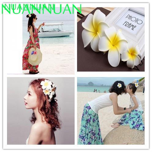Kẹp tóc hình hoa sứ dễ thương