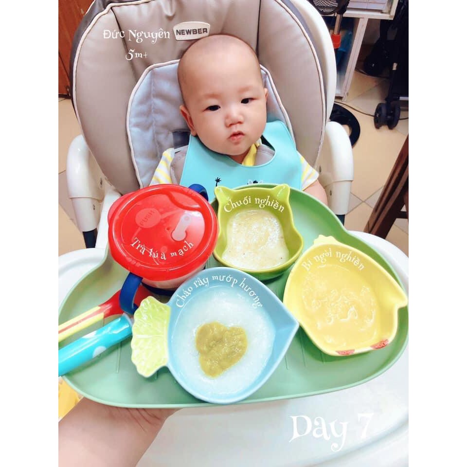 Bát sứ ăn dặm hình quả bơ, bắp ngô to