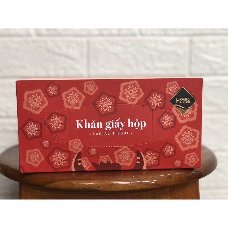 [GIÁ SỈ - HÀNG CHUẨN] KHĂN GIẤY HỘP VINMART HOME 180 TỜ X 2 LỚP