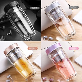 ✿♠Bình nước thuỷ tinh có bộ lọc trà