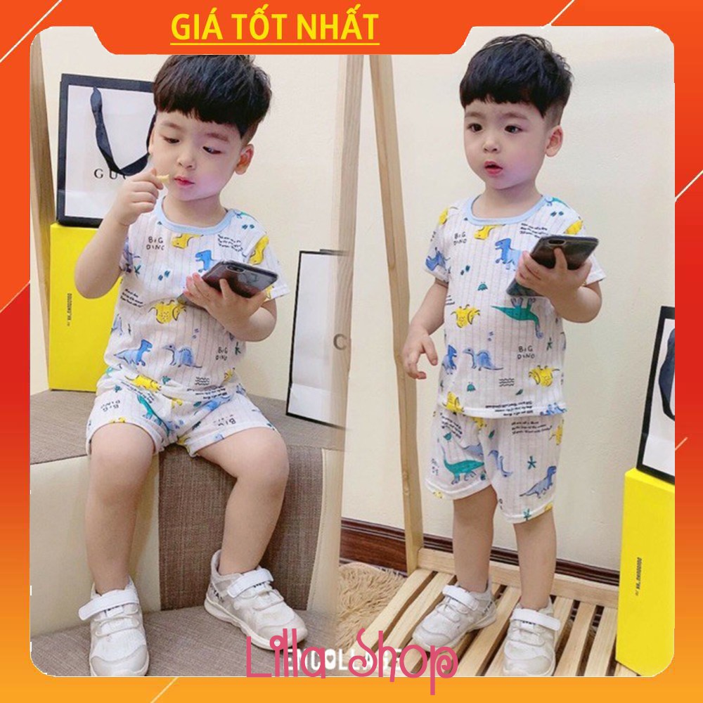 Bộ Cotton giấy cộc tay cài vai cho bé (0-25kg)