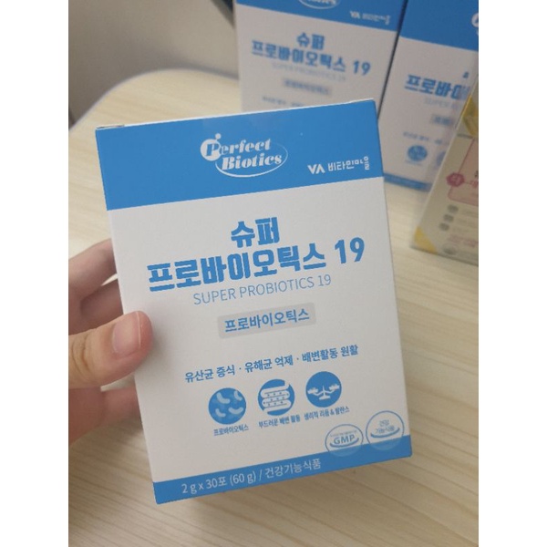 [CHÍNH HÃNG] Bột Bổ Sung Lợi Khuẩn Perfect Biotics Super Probiotics 19 Hàn Quốc
