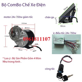 Combo chế xe điện 24v 350w
