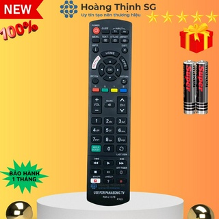 Remote điều khiển tivi panasonic rm-l1378, điều khiển tv panasonic các dòng tivi smart /led/ lcd - tặng kèm pin