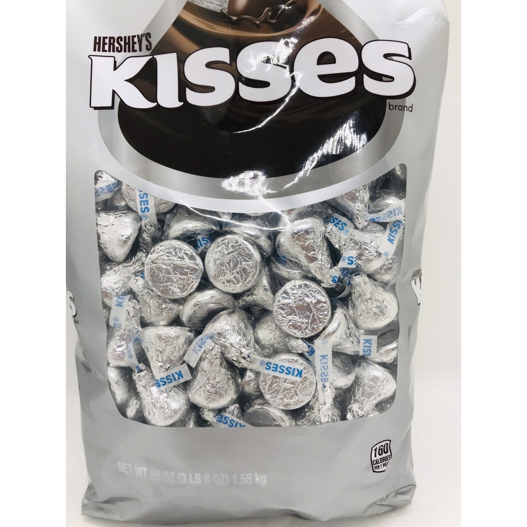 Kẹo Socola Kisses Hershey’s Kisses Milk Chocolate 330 Viên 1.58kg - Hàng Nhập Mỹ