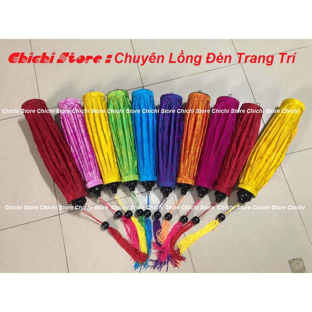 Lồng Đèn Hội An 30cm, 40cm, Lồng Đèn Trang Trí, Lồng Đèn Vải Gấm Giá Rẻ Giá Sỉ