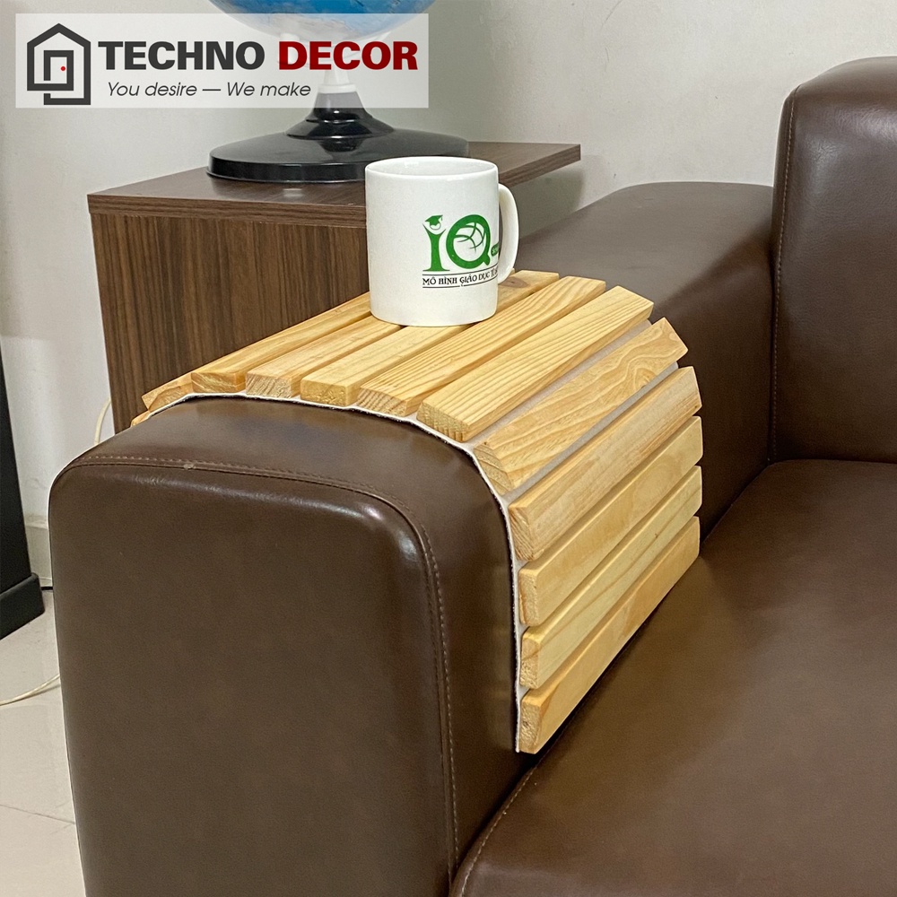 Miếng Lót Gỗ Gấp Gọn Đặt Trên Sofa Chống Trơn Trượt TechnoDecor LC0010 Quấn Gọn Trang Trí Bàn Ăn Sofa Ưu Chuộng Ở Mỹ
