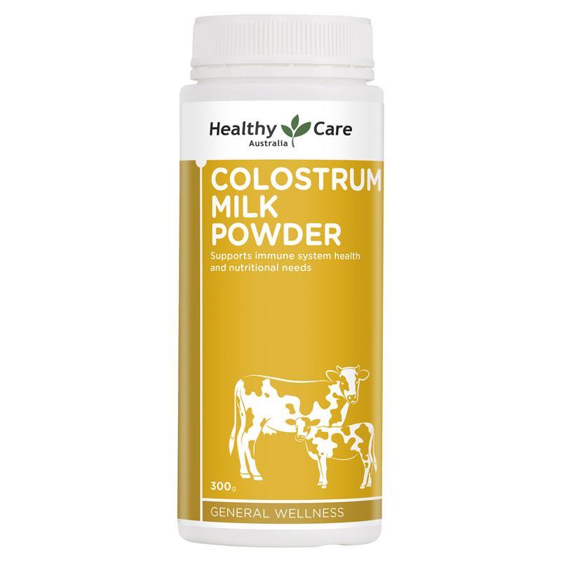 Healthy Care Colostrum Milk Powder Sữa bò non 300g của Úc