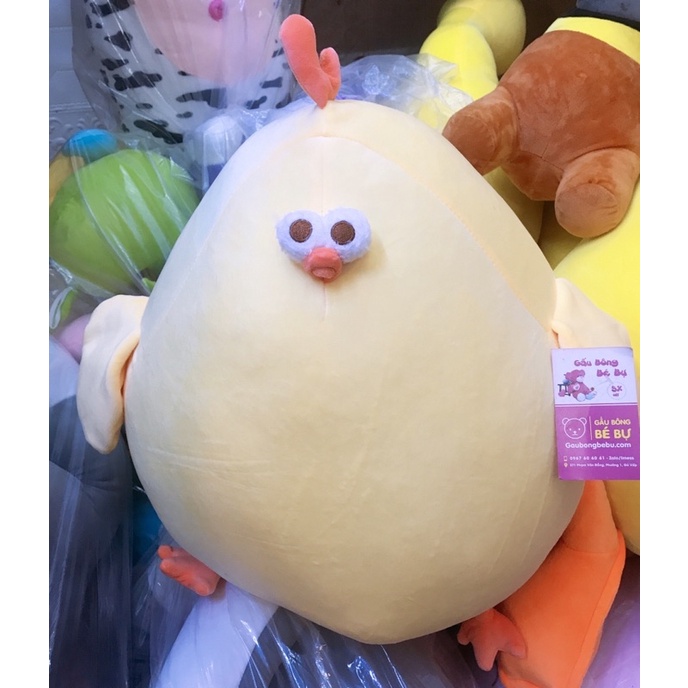 Thú Nhồi Bông Hình Chú Gà Vàng Dễ Thương