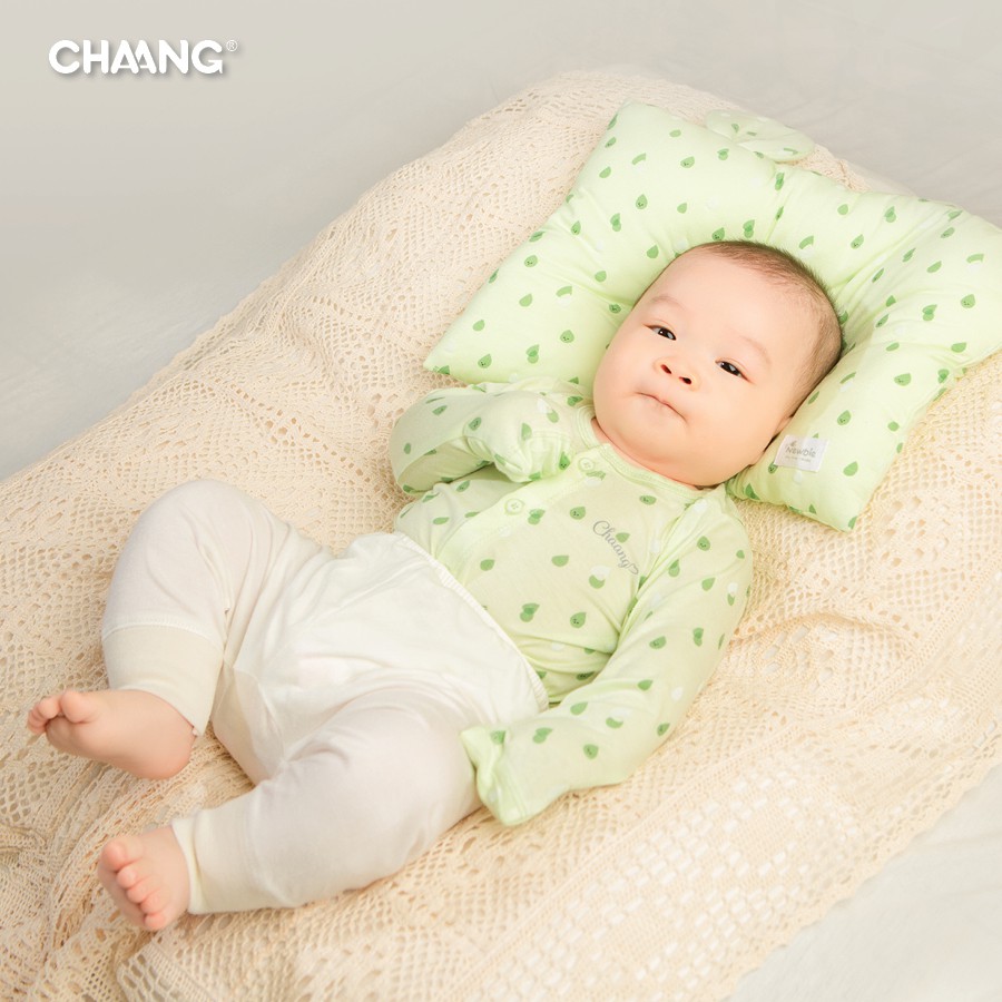 Set quần sơ sinh CHAANG summer xanh lá cây