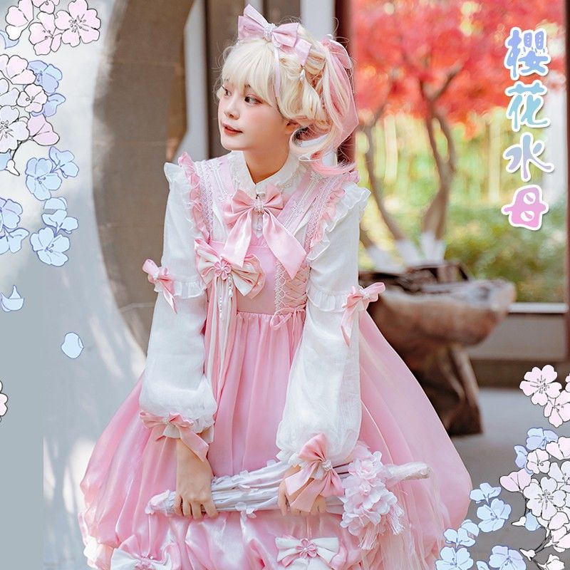 Đầm Thiết Kế Phong Cách Lolita Dễ Thương Dành Cho Bé Gái