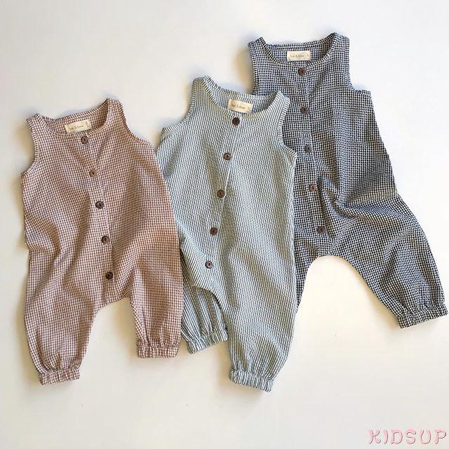 Jumpsuit sát nách xinh xắn dành cho bé