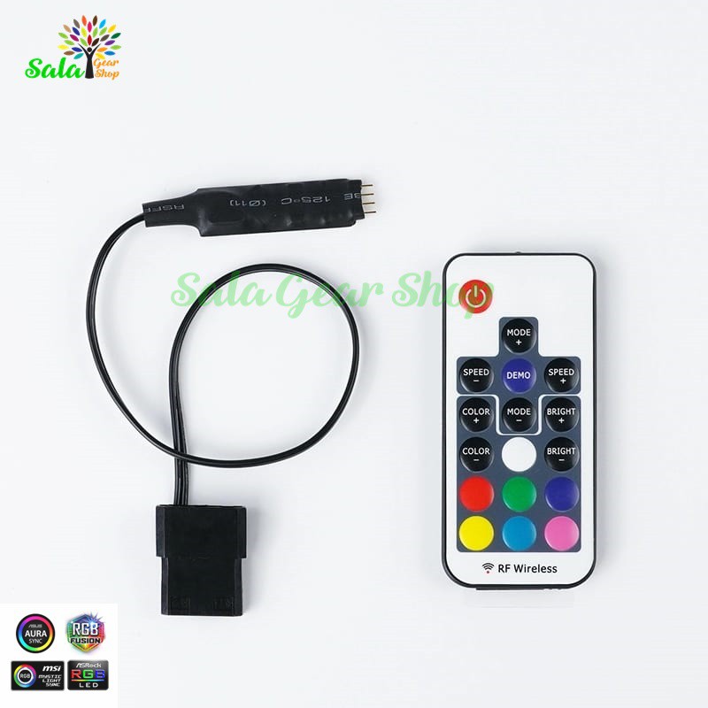 Bộ Hub và Remote điều khiển Led 5v ARGB và 12v RGB