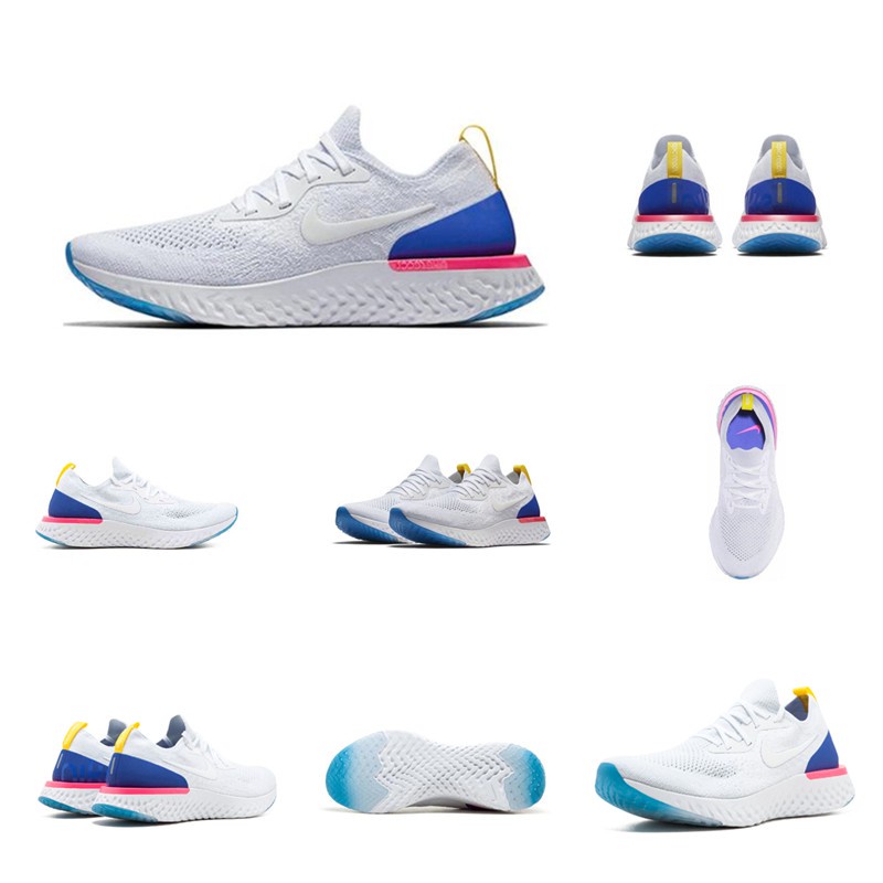 Giày Thể Thao Chạy Bộ Siêu Nhẹ Thoáng Khí Thoải Mái 5 Màu Tùy Chọn Cho Nam Và Nữ