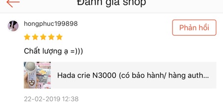 Hada Crie N3000 (có bảo hành/ hàng Nhật auth)