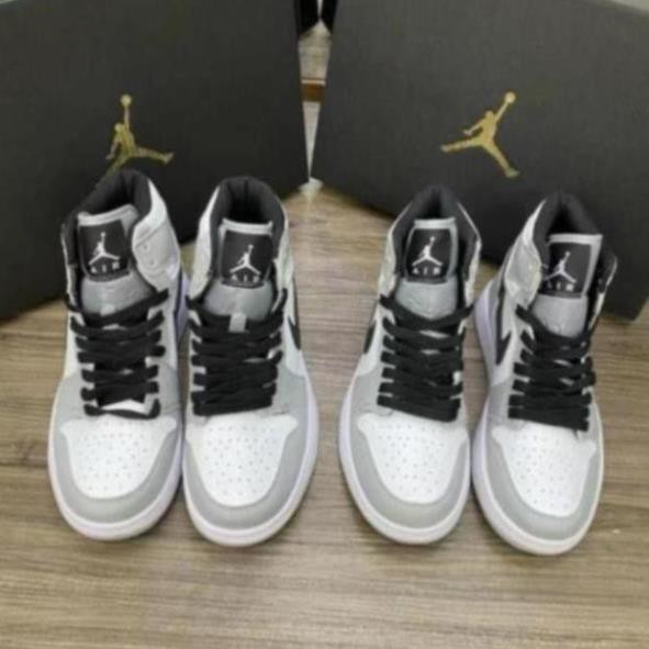 Giày thể thao Jodan 1 xám đen cao cổ