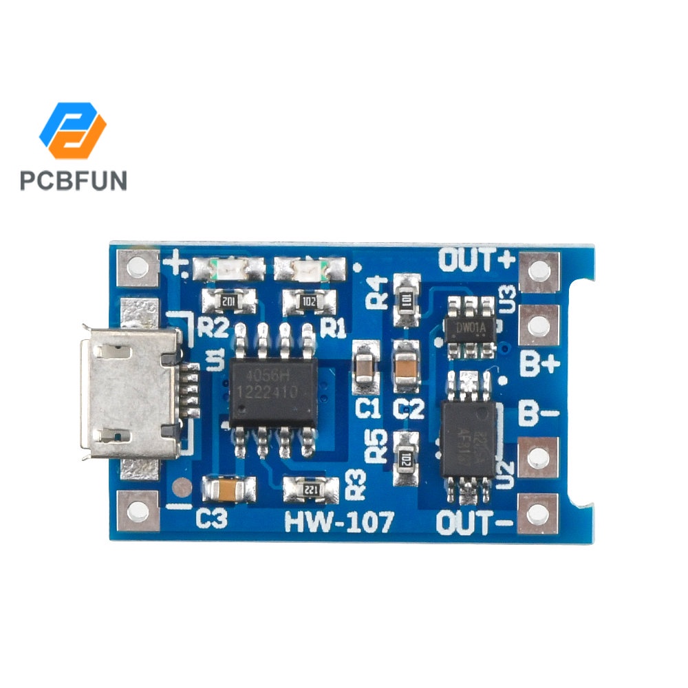 Mô đun sạc pin Lithium Micro Usb 5v 1a 18650 Tc4056A chuyên dụng