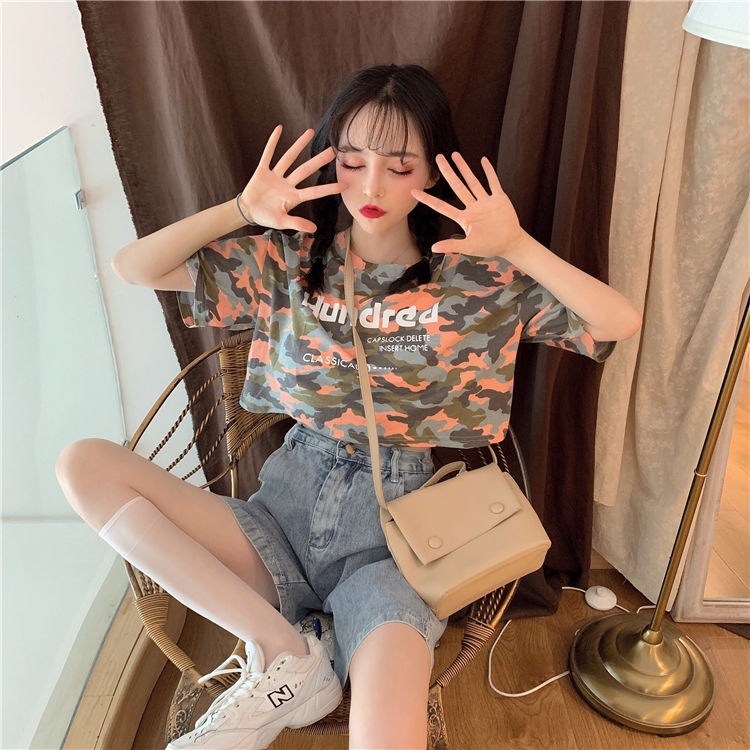 Áo Thun Nữ Tay Ngắn Họa Tiết Rằn Ri Thời Trang Hàn Quốc áo phông nữ JL-TX-56