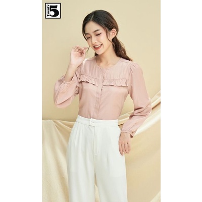 Áo sơ mi bèo ngang ngực Twentyfive N1026