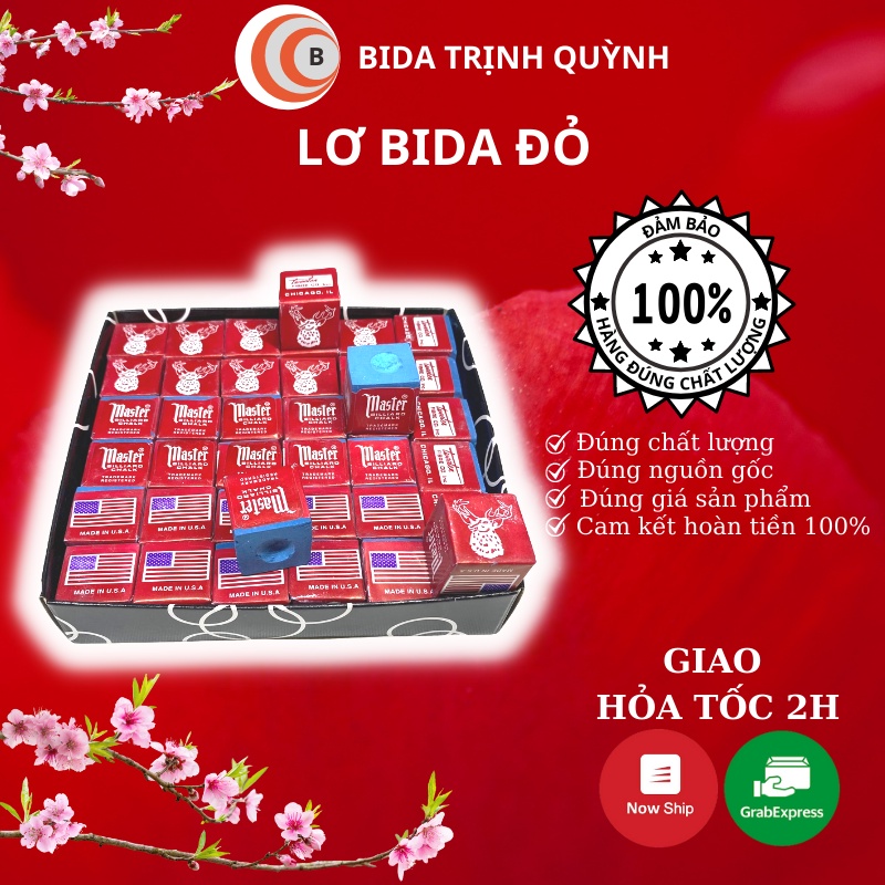 VIÊN LƠ BIDA LƠ BI-A CAO CẤP LƠ BIDA ĐỎ LƠ BIDA MASTER MADE IN USA