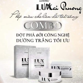 COMBO Ủ TRẮNG & KEM BODY LUX soHERBs