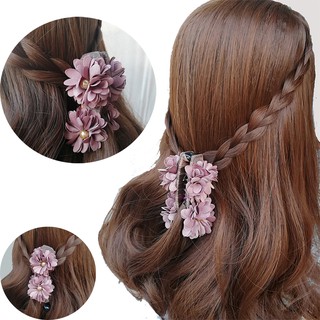 Kẹp chéo bông 2 mặt.kẹp lớn Handmade