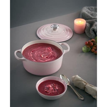 Nồi gang Le Creuset Brater rund Evo 20cm màu hồng